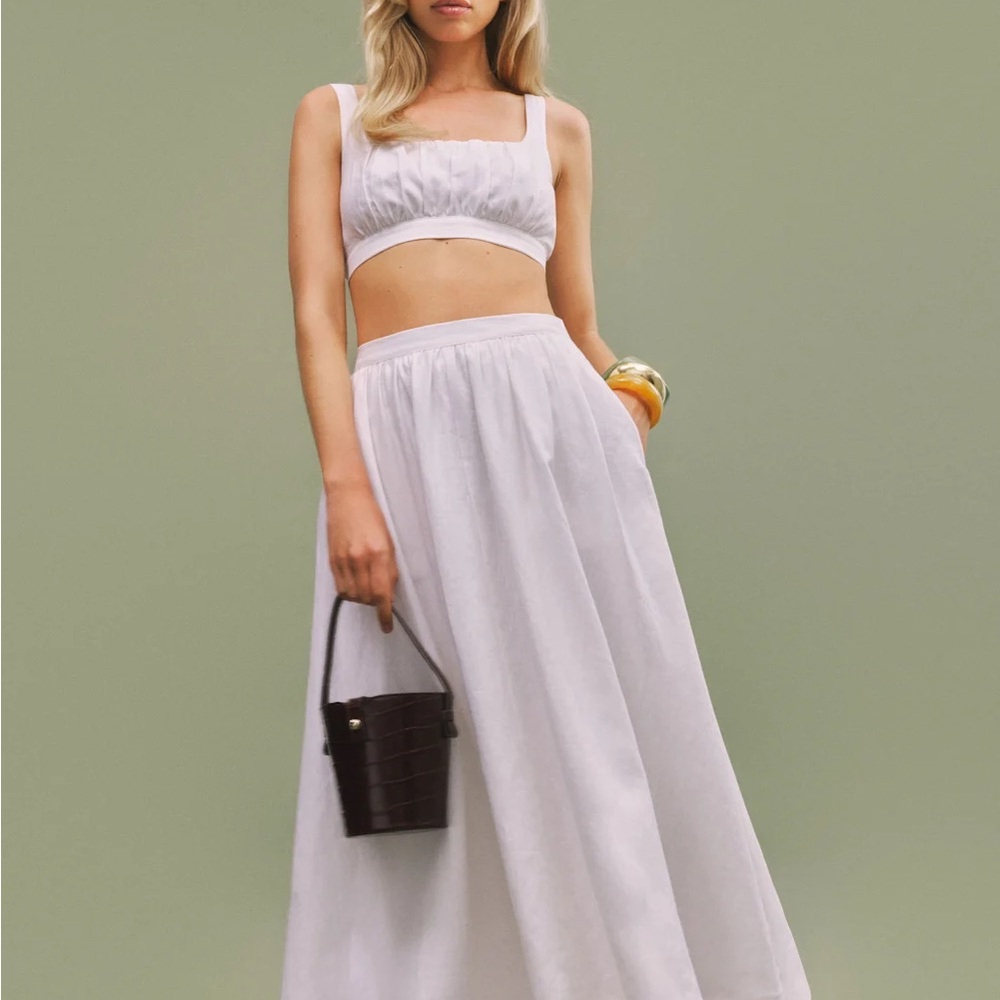 Reformation Shannon linen set